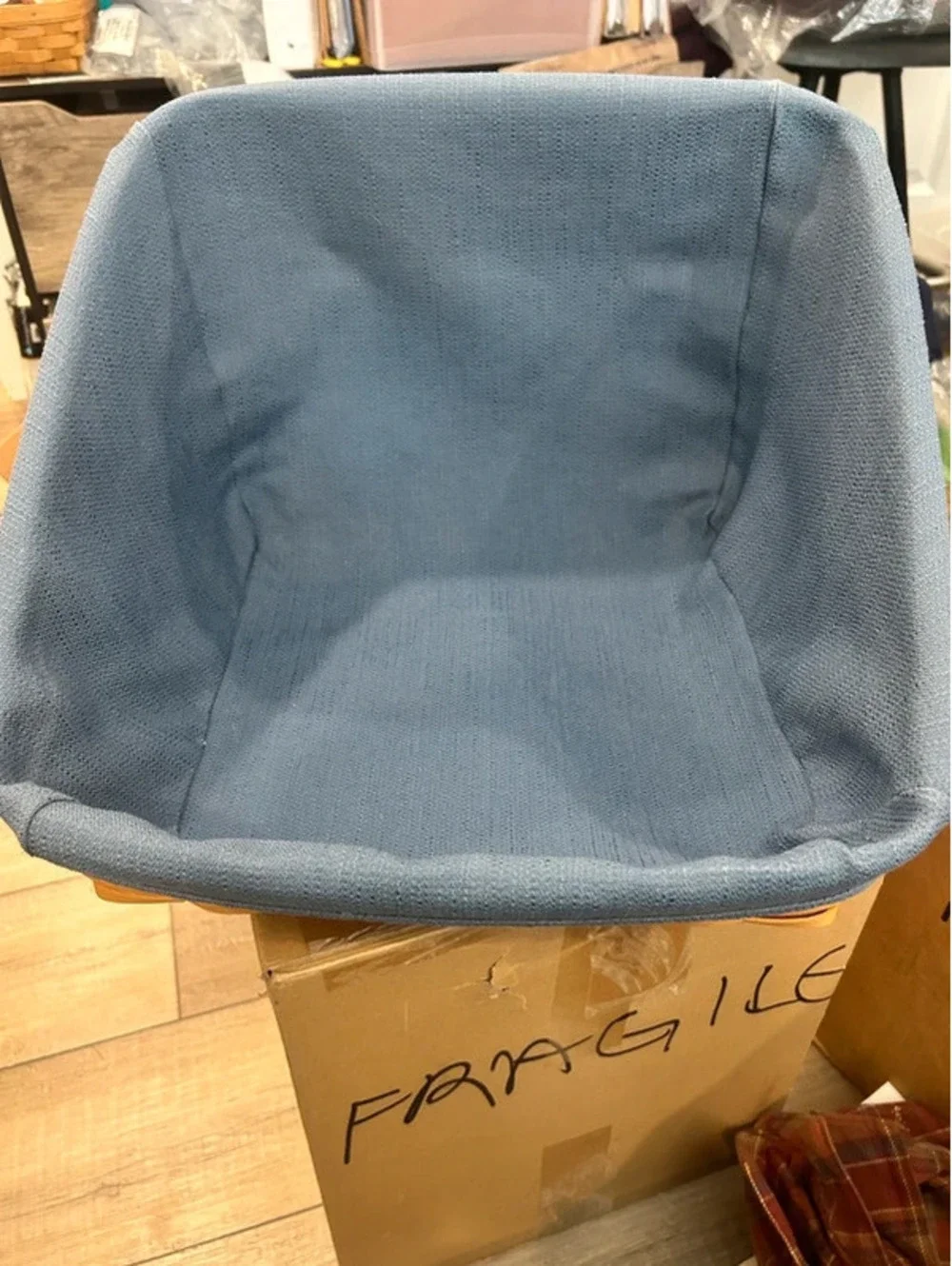 Longaberger Book keeper basket & liner